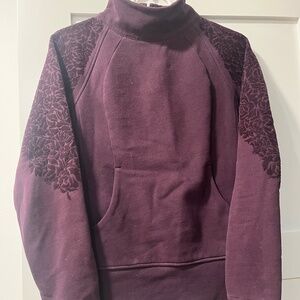 Lululemon Women's Scuba Black Cherry Velvet Floral